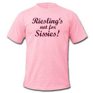 Riesling is not for Sissies - Wine Shirt by Baccantus.de